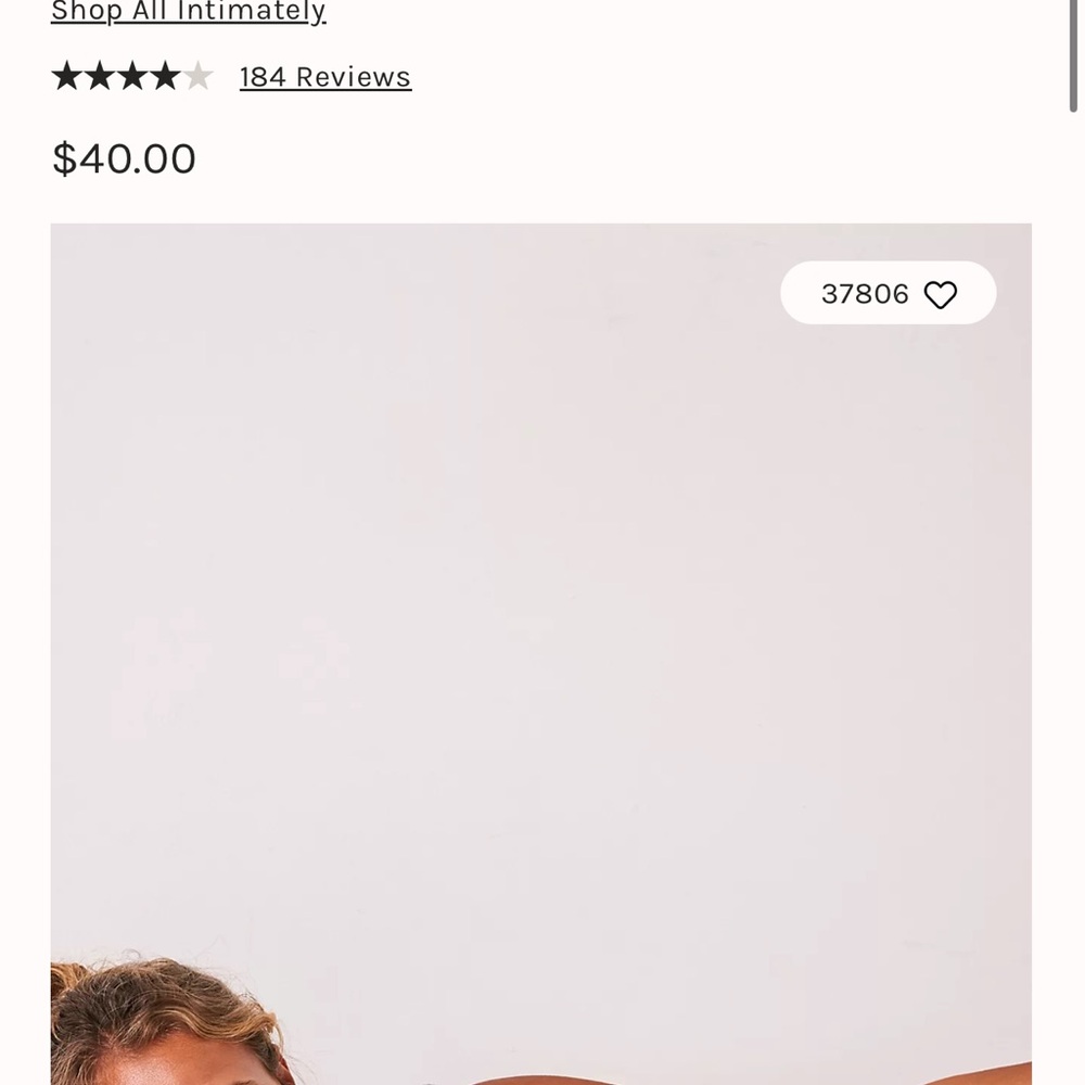 Free People Intimately Tops (Clean Line Muscle Cami) - Picture 3 of 3
